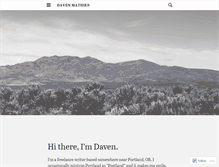 Tablet Screenshot of davenmathies.com